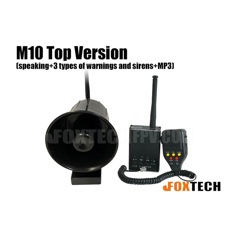 Громкоговоритель Foxtech M10 со своей батареей, 280 г