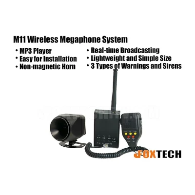 Громкоговоритель Foxtech M11 с немагнитным динамиком, 115 дБ, 145 г