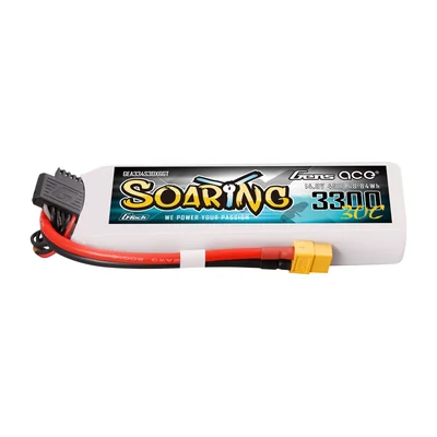 Аккумуляторы Gens ace Soaring 2S–4S, 1000–3300 мА·ч, 20–30C