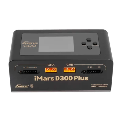 Зарядное устройство Gens ace / Tattu iMars D300 Plus, вариант EB, чёрное