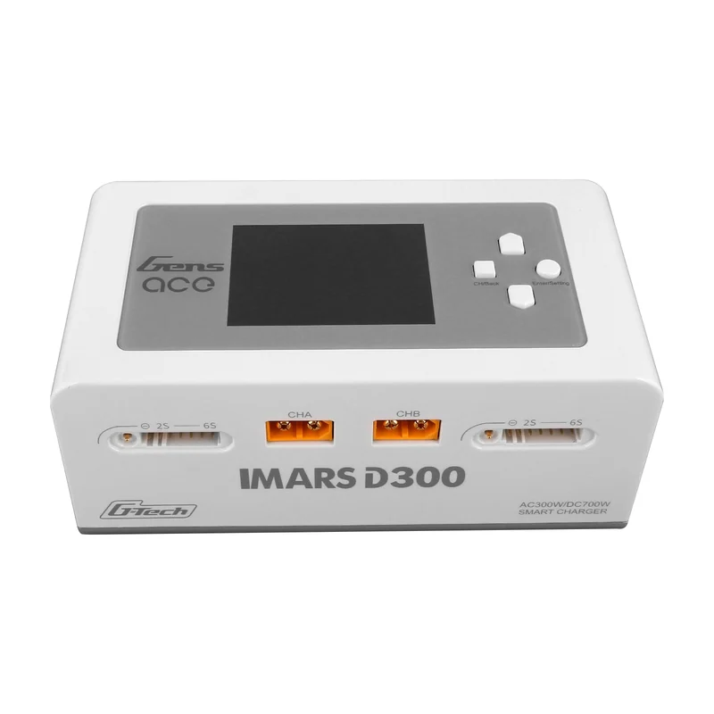 Зарядное устройство Gens ace / Tattu iMars D300 (UK White)