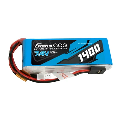Аккумулятор LiPo Gens ace TX/RX 1400 мА·ч, 2S 7,4 В, разъём JR