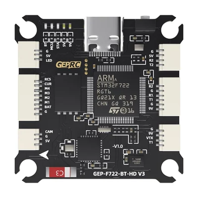 Полётный контроллер GEPRC GEP-F722-BT-HD V3, STM32F722, Bluetooth