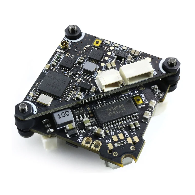 Стек GEPRC STABLE 12A Whoop: плата AIO с регулятором 4-в-1 и видеопередатчик