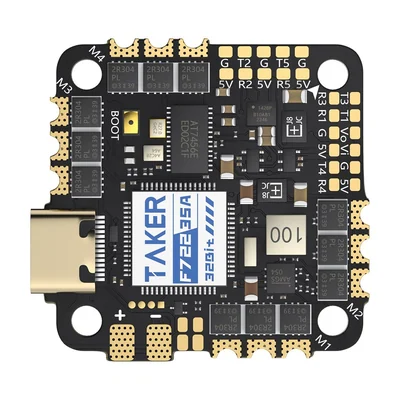 Полётный контроллер AIO GEPRC TAKER F722 35A 32Bit с регулятором 4-в-1