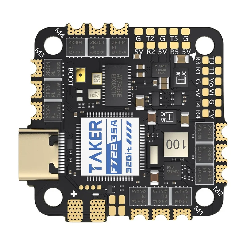 Полётный контроллер AIO GEPRC TAKER F722 35A 32Bit с регулятором 4-в-1