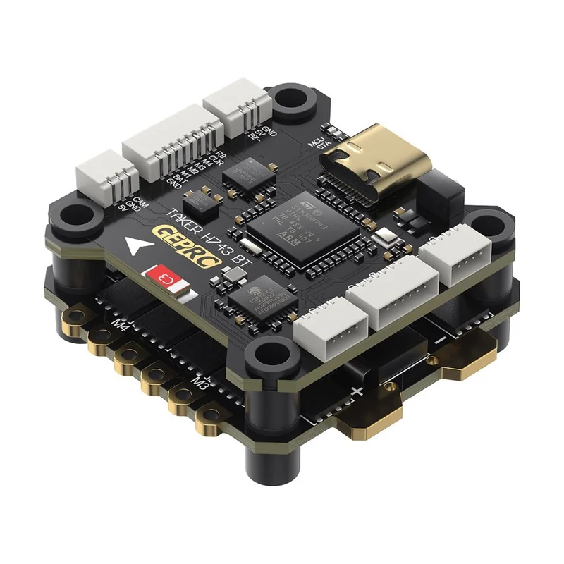 Стек GEPRC TAKER H743 BT 32Bit 50A, контроллер и регулятор 4-в-1