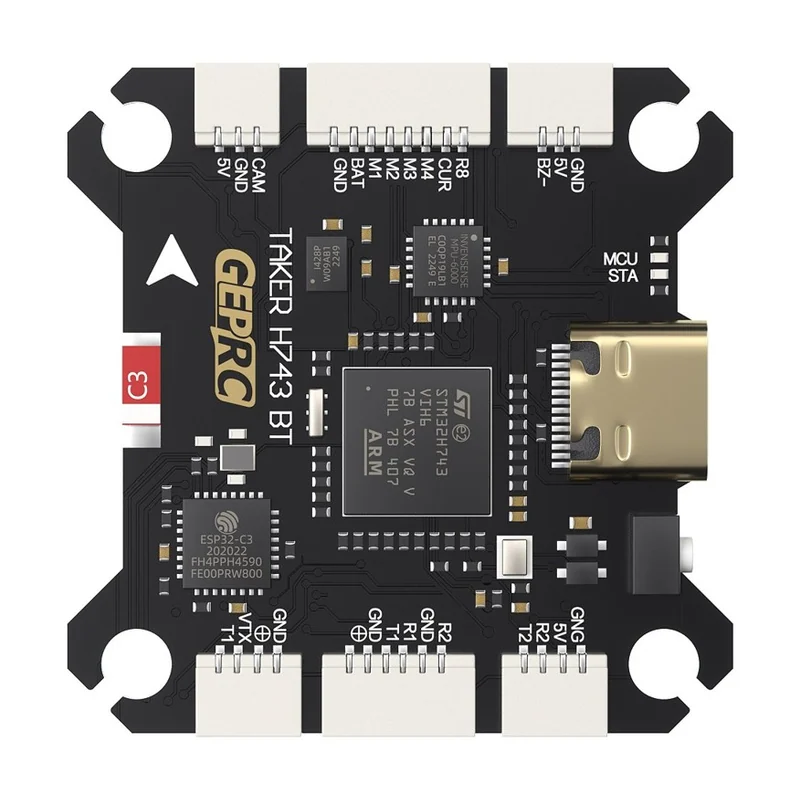 Полётный контроллер GEPRC TAKER H743 BT, STM32H743, Bluetooth