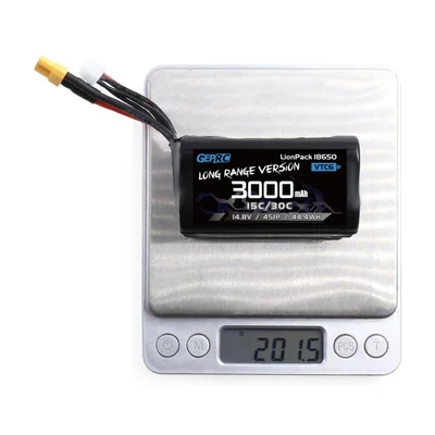 Аккумуляторы GEPRC VTC6 18650, 4S1P–6S2P, 3000–6000 мА·ч, Li-Ion