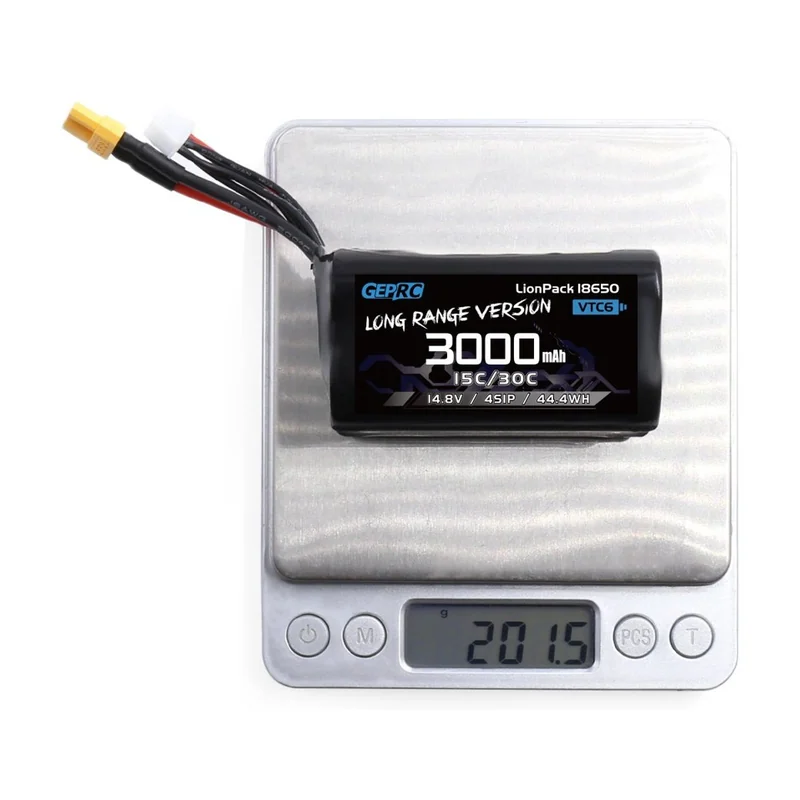 Аккумулятор GEPRC VTC6 18650 4S1P 3000 мА·ч, 30 А, Li-Ion