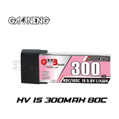 Аккумулятор GNB 1S 300 мА·ч, 80C, LiHV, PH2.0
