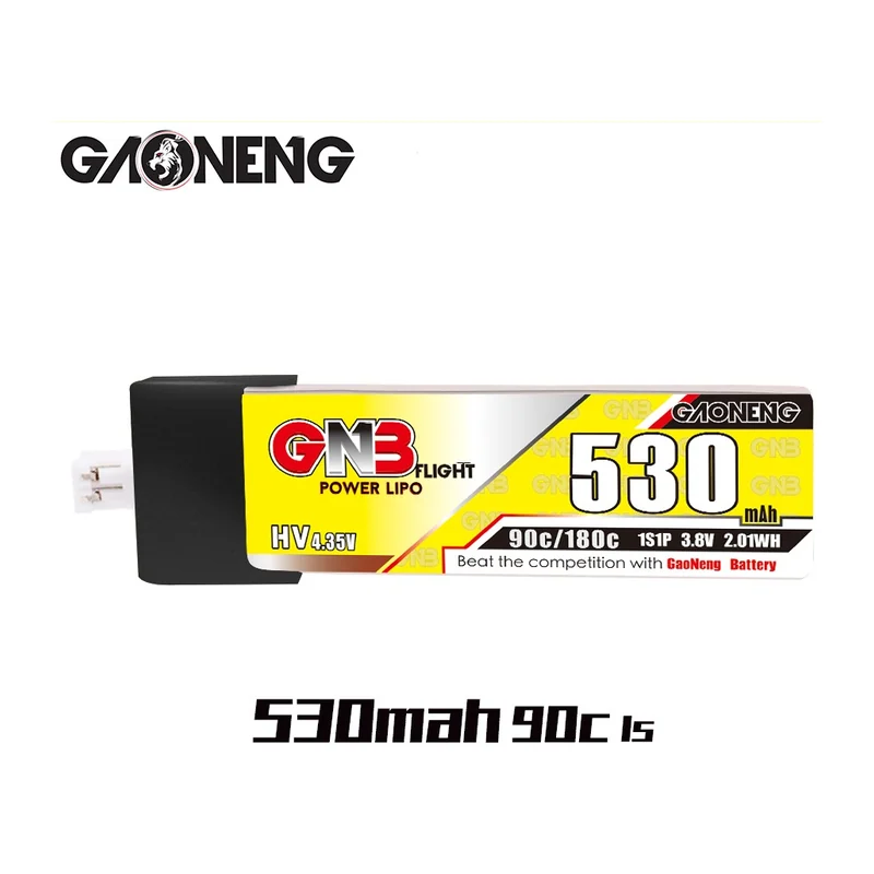 Аккумулятор GNB 1S 530 мА·ч, 90C, LiHV, PH2.0
