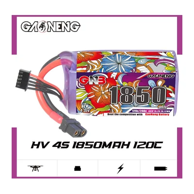 Аккумулятор GNB 4S 1850 мА·ч, 120C, LiHV, XT60