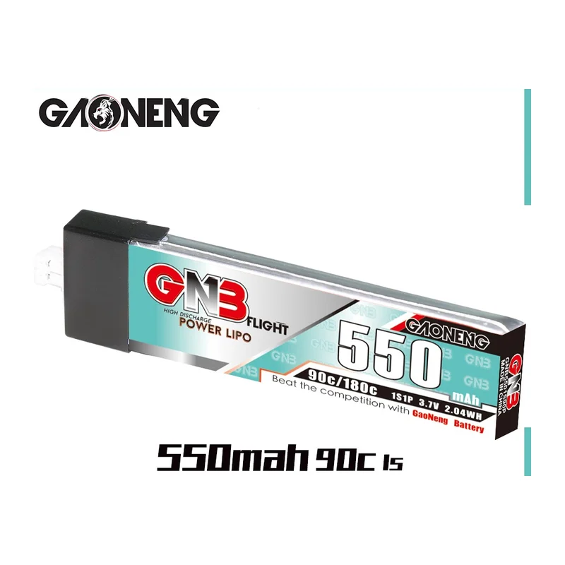 Аккумулятор GNB 1S 550 мА·ч, 90C, LiPo, PH2.0