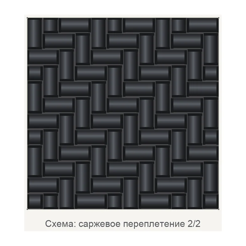 Схема: саржевое переплетение 2/2