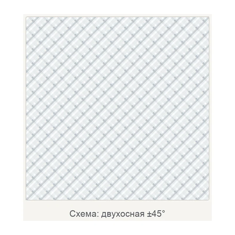 Схема: двухосная ±45°