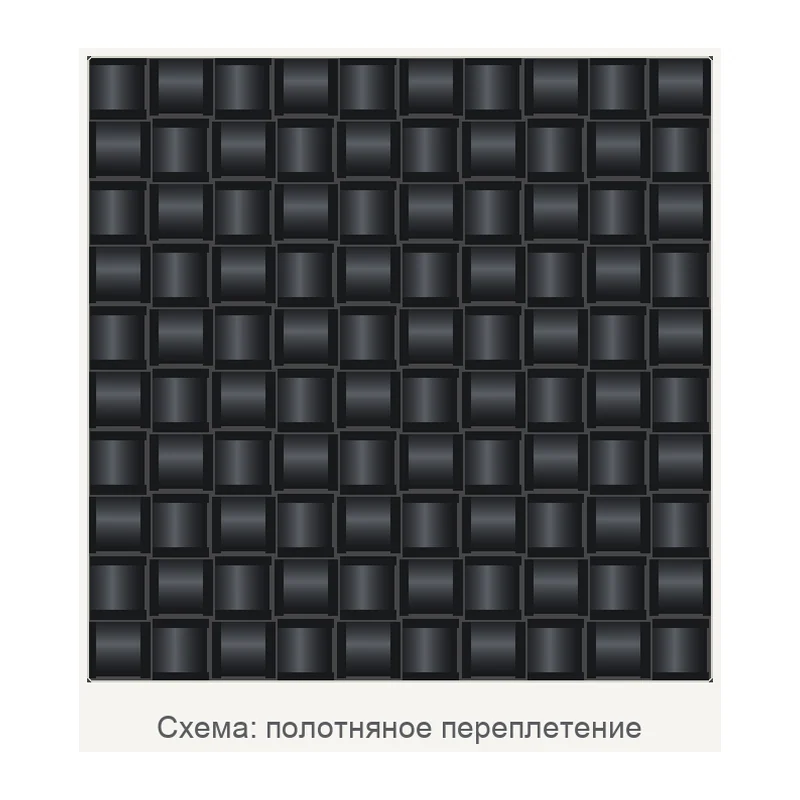 Схема: полотняное переплетение