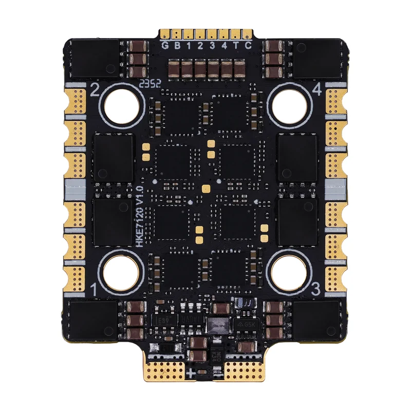 Регулятор хода HAKRC 7120 4-в-1, 2S–8S, 65 А длительно, 20×20 мм