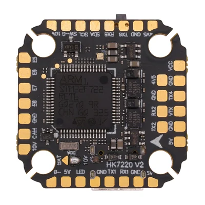 Полётный контроллер HAKRC 7220V2, STM32F722 и два ICM42688, 20×20 мм