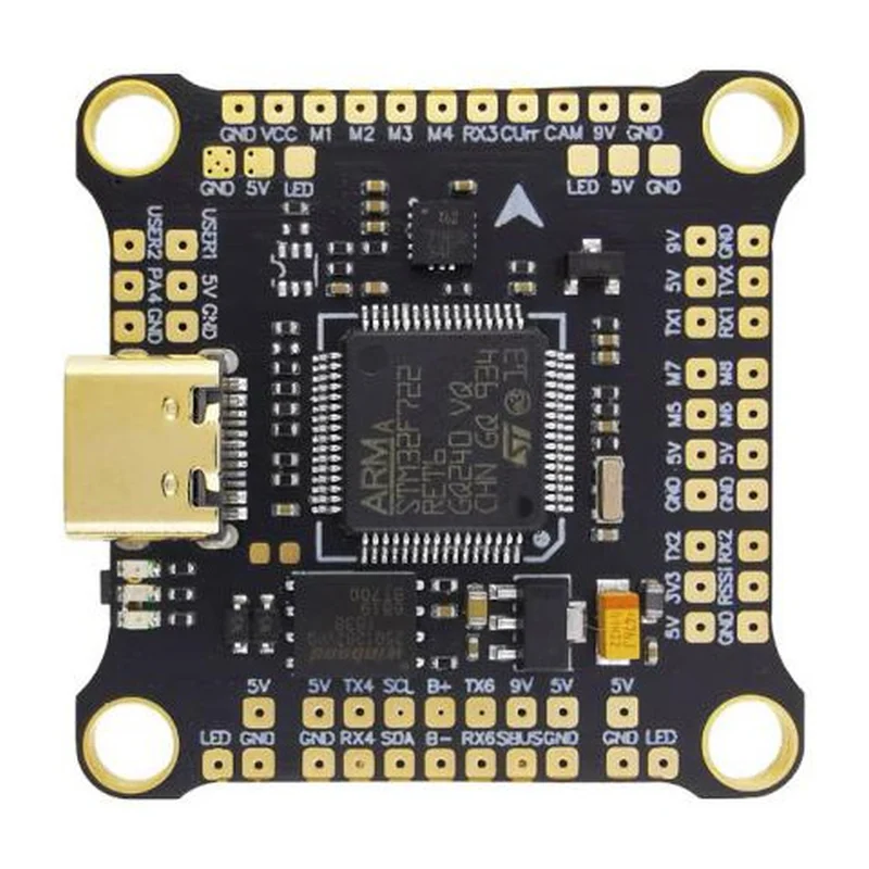 Полётный контроллер HAKRC 7230D, STM32F722 и MPU6500, 5 портов UART