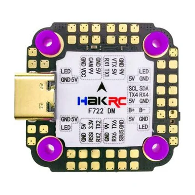 Полётный контроллер HAKRC F722 D Mini, STM32F722 и ICM42688, 20×20 мм