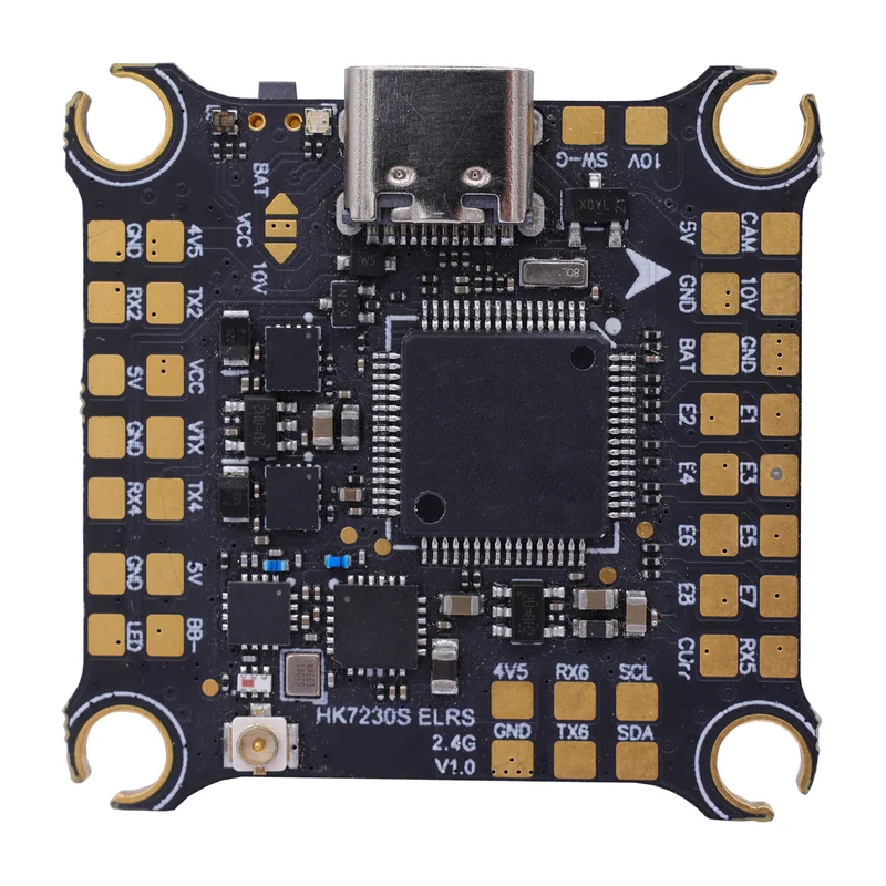 Полётный контроллер HAKRC F7230S, STM32F722 и встроенный приёмник 2,4 ГГц