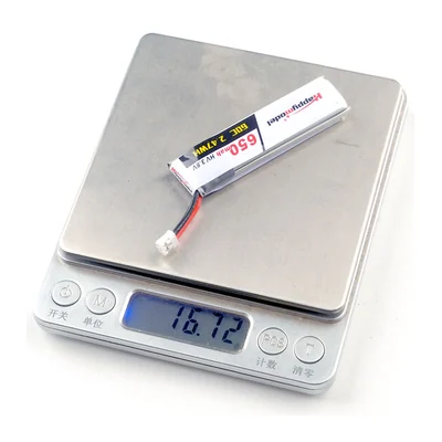Аккумулятор Happymodel 1S 3,8 В 650 мА·ч 30C LiHV, PH2.0, для Moblite7