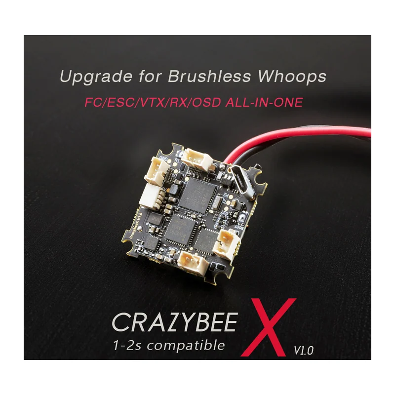 Полётный контроллер Happymodel CrazybeeX v1.0 All-IN-ONE flight controller 1-2s compatible for brushless whoops