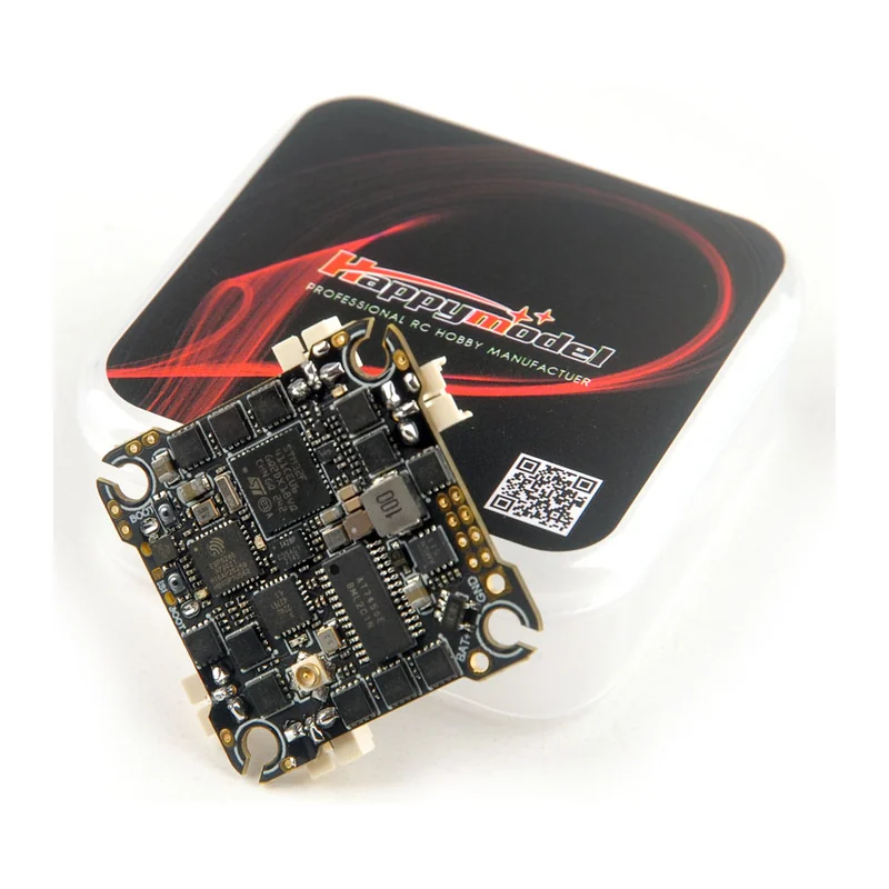 Полётный контроллер Happymodel CrazyF411 ELRS AIO 4in1 Flight controller built-in UART 2.4G ELRS and 20A ESC for Toothpick