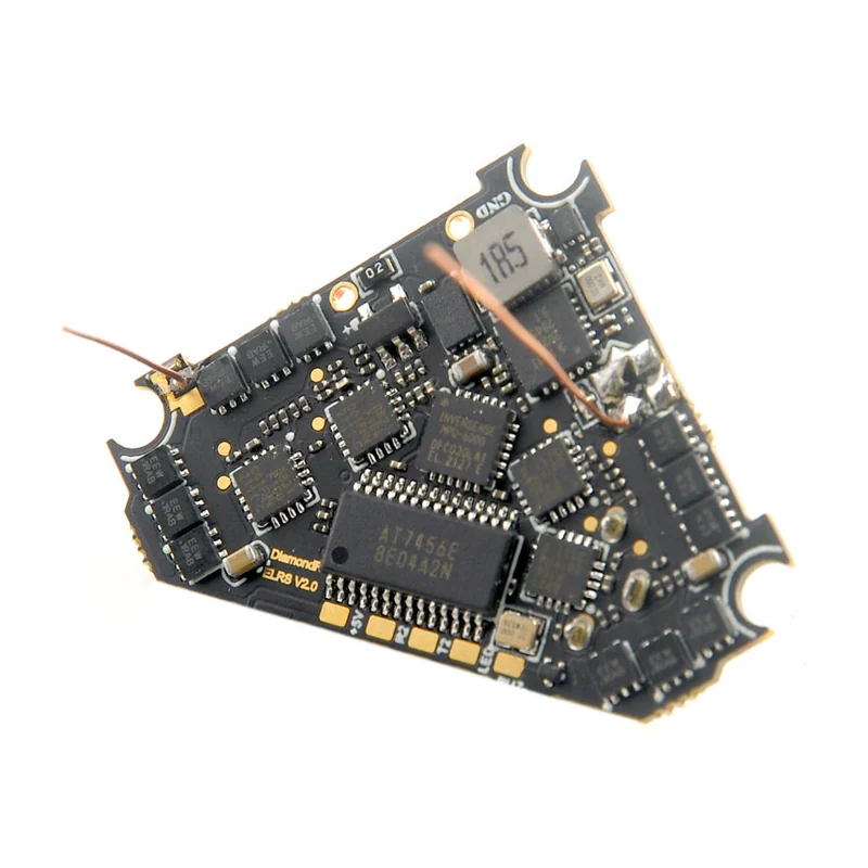Полётный контроллер Happymodel DiamondF4 ELRS/FRSKY AIO 5-IN-1 Flight controller built-in OPENVTX ESC OSD Receiver