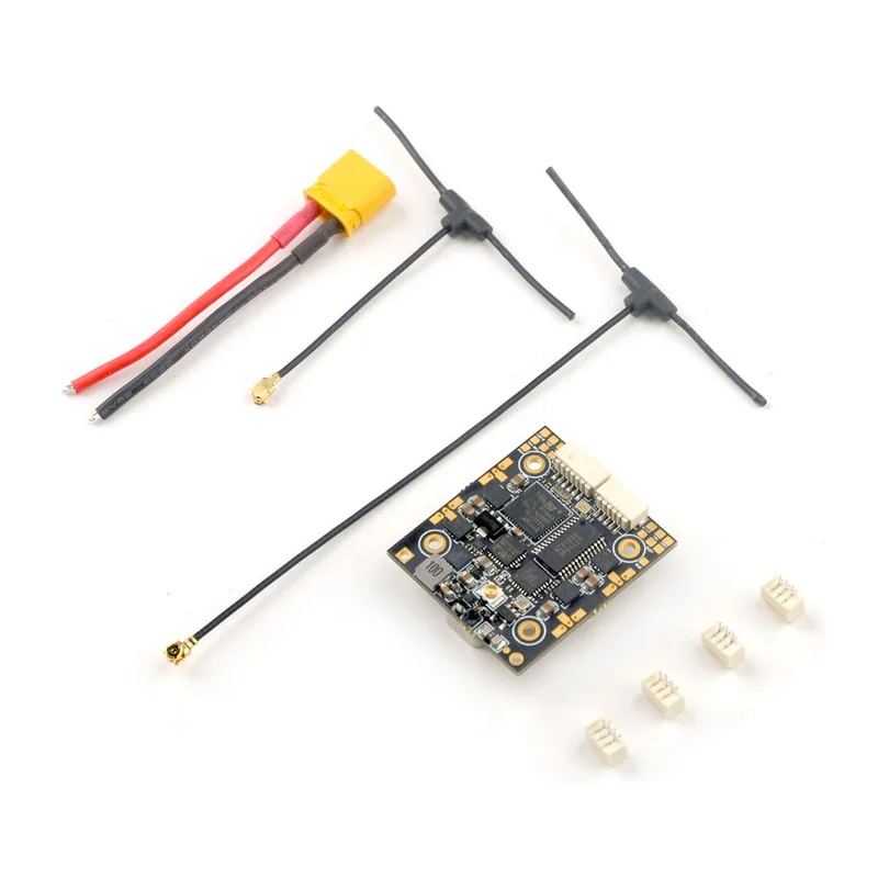 Полётный контроллер Happymodel ELRS X1 AIO 2-4S Flight controller built-in SPI 2.4G ELRS and 12A ESC for Toothpick
