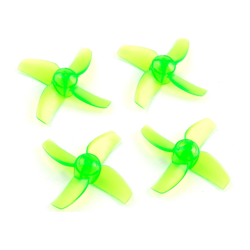 Мотор Happymodel Mobula7 Part 40mm 1.0mm Hole 4-Blade Propeller 2 CW & 2 CCW for 0603 0703 0802 Motor – Black/Blue/Green/Red