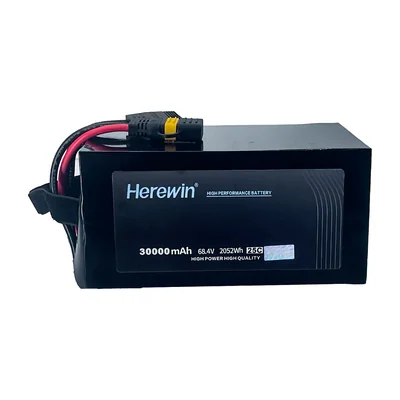 Тяговые аккумуляторы Herewin LiHV, 30 000 мА·ч, 6S–18S, 15C и 25C