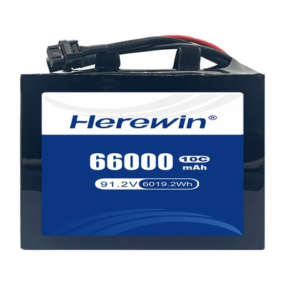 Батарея тяговая Herewin T1190190, полутвердотельная, 66 000 мА·ч, 24S2P, 91,2 В, 10C