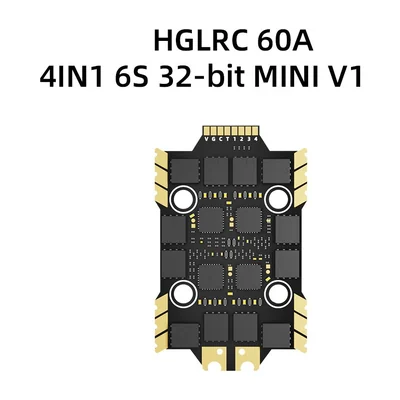 Регулятор хода HGLRC 60A 4-в-1, до 6S, BL32, Mini V1