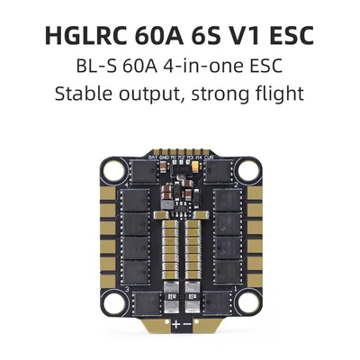 Регулятор хода HGLRC 60A 4-в-1, 2–6S, BL_S