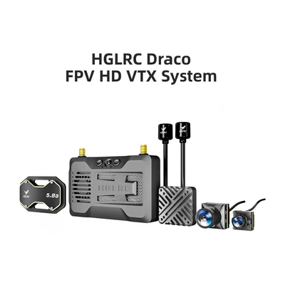 Видеопередатчик HGLRC Draco 5,8 ГГц, 2×1 Вт, цифровой