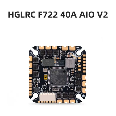 Полётный контроллер HGLRC F722 40A AIO V2, 2–6S, BL32