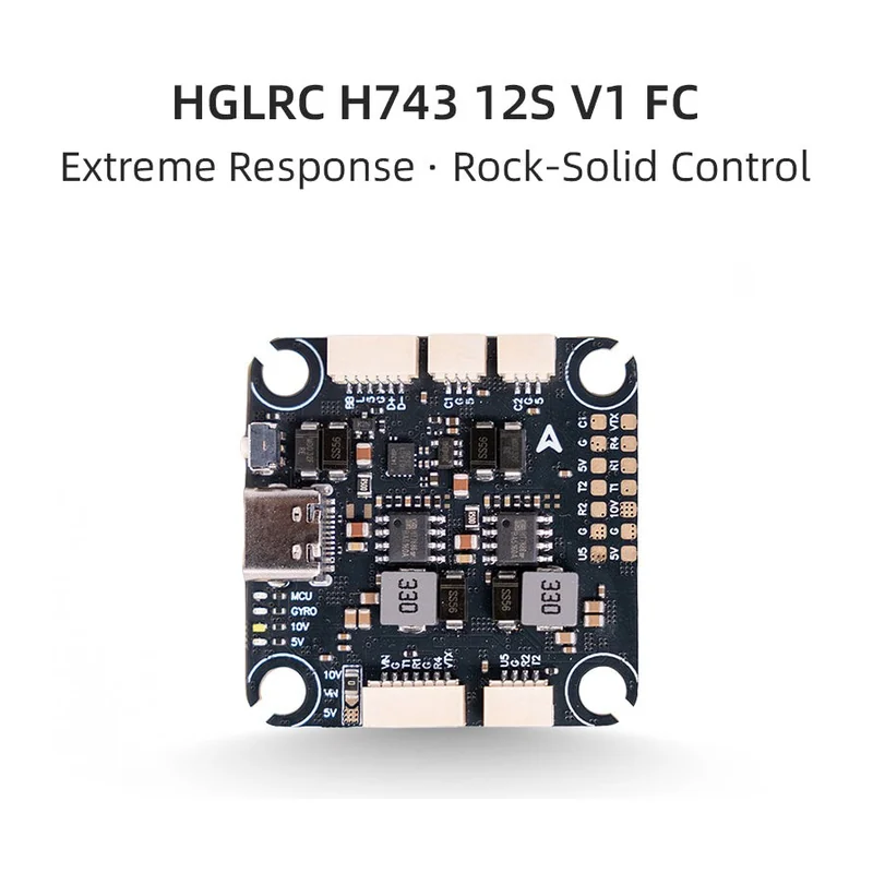 Полётный контроллер HGLRC H743 12S, гироскоп ICM42688