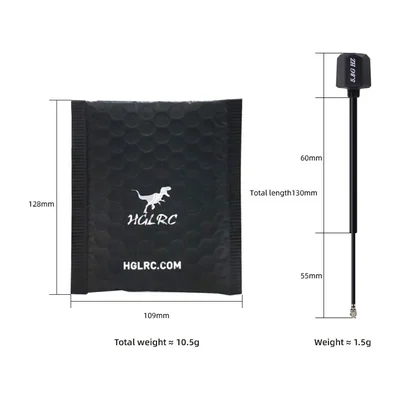Антенна FPV HGLRC mini Hammer V2 5,8 ГГц, 2,5 дБи