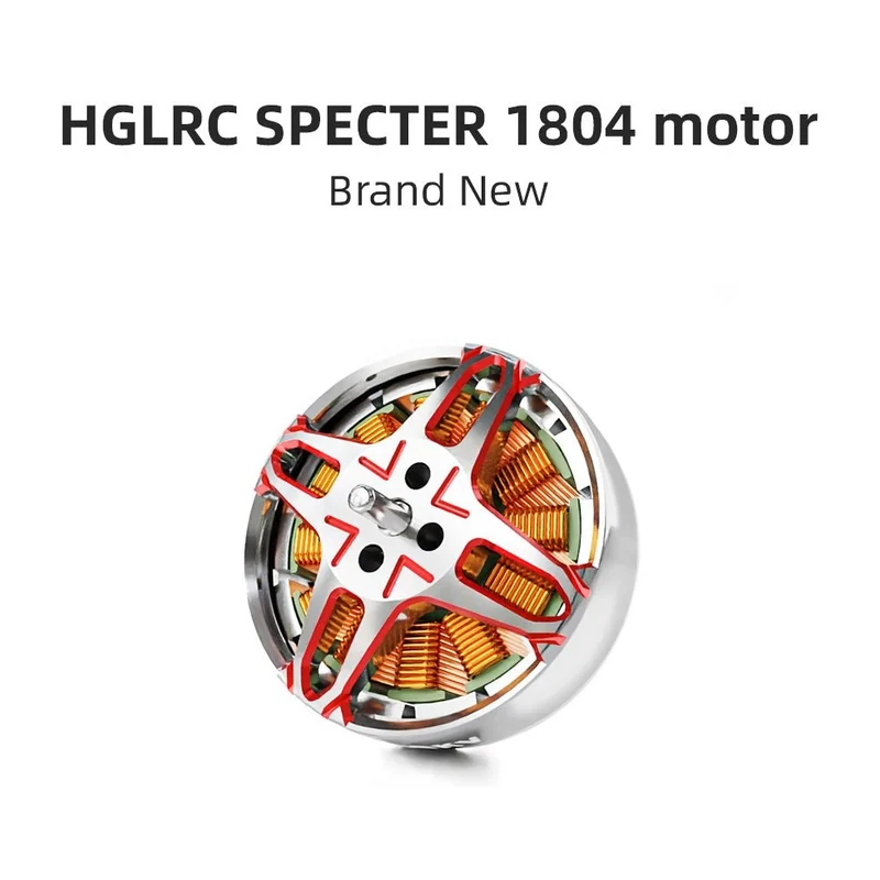 Мотор HGLRC SPECTER 1804 2450/3500KV, 4-6S, для 3-6-дюймовых дронов