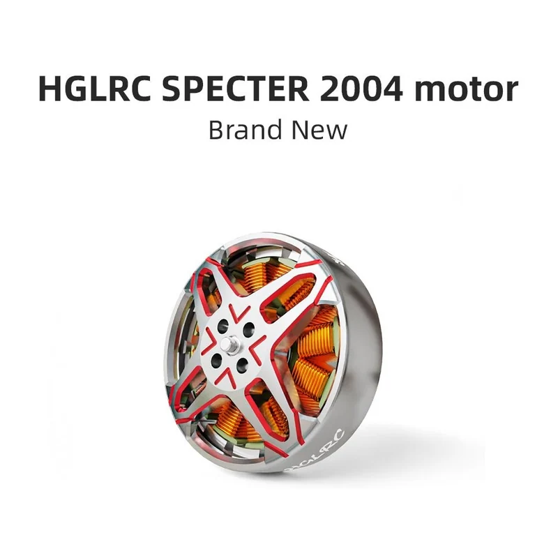 Мотор HGLRC SPECTER 2004 1800KV, 4-6S, для 3-5-дюймовых дронов