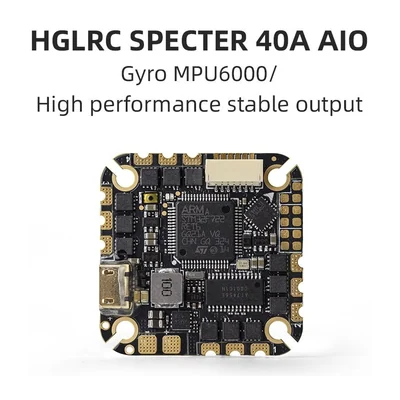 Полётный контроллер HGLRC SPECTER 40A AIO, F722, MPU6000, 4–6S