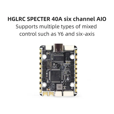 Полётный контроллер HGLRC SPECTER F722 40A 6-в-1 AIO