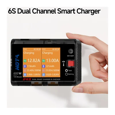 Зарядное устройство HOTA D6S, 2 канала, 2×300 Вт, 16 А