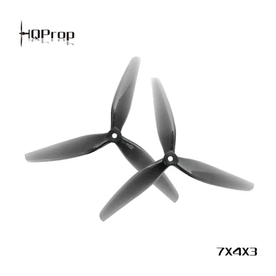 Винт HQProp 7×4×3, трёхлопастной, 7″, поликарбонат