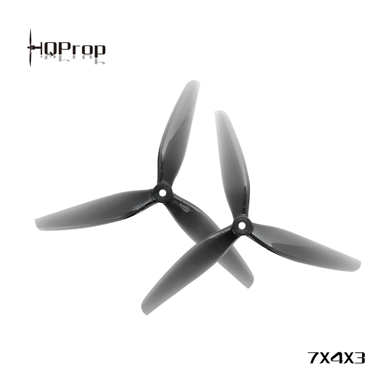 Винт HQProp 7×4×3, трёхлопастной, 7″, поликарбонат