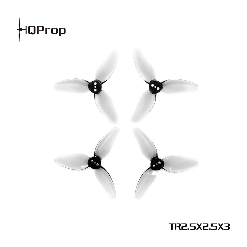 Винт HQProp TR2.5×2.5×3, трёхлопастной, 2,5″, поликарбонат