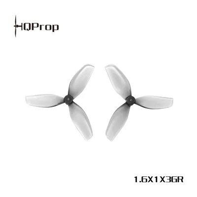 Винт HQProp Ultralight 1.6×1×3 (40 мм), трёхлопастной, 1,6″, поликарбонат