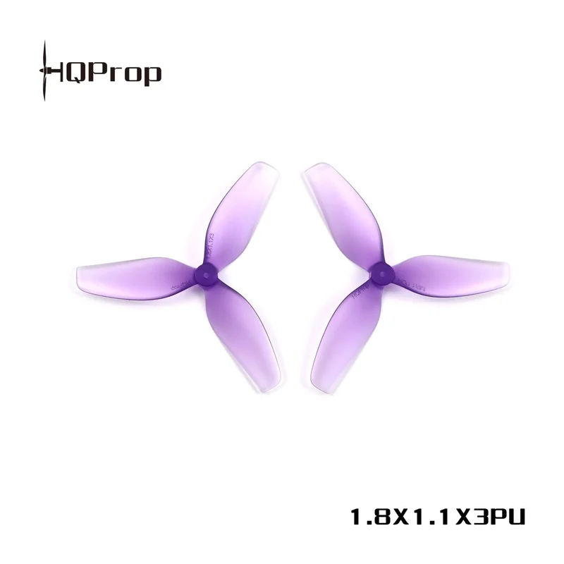 Винт HQProp Ultralight 1.8×1.1×3 (45 мм), трёхлопастной, 1,8″, поликарбонат